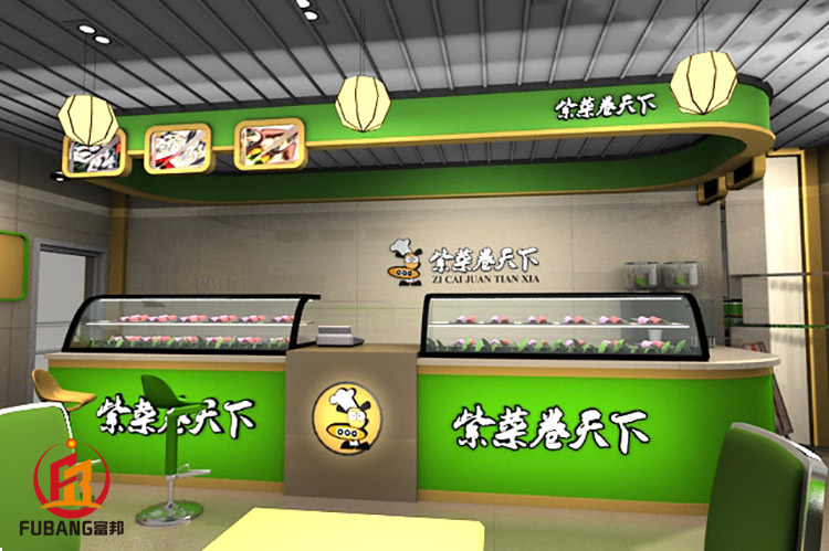 紫菜卷天下小吃店裝修